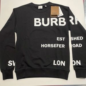 Burberry Horseferry crewneck sweatshirt size S new with tags